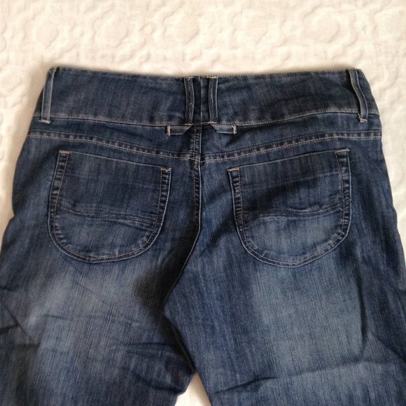 Lee One true Fit jeans denim cropped cuffed 14M - Picture 5 of 6